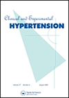 CLINICAL AND EXPERIMENTAL HYPERTENSION雜志封面